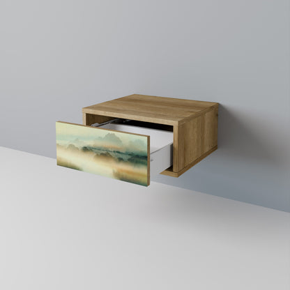 MORNING BY THE LAKE Nightstand in Oak Effect