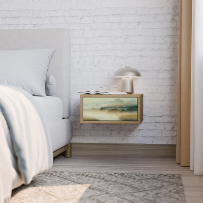 MORNING BY THE LAKE Nightstand in Oak Effect