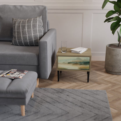 MORNING BY THE LAKE Nightstand in Oak Effect