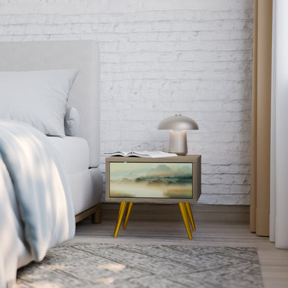MORNING BY THE LAKE Nightstand in Oak Effect