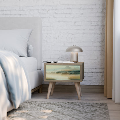 MORNING BY THE LAKE Nightstand in Oak Effect
