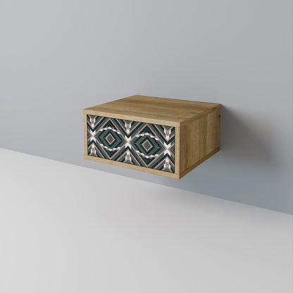 Comodino DIMENSION DELIGHTS in effetto rovere