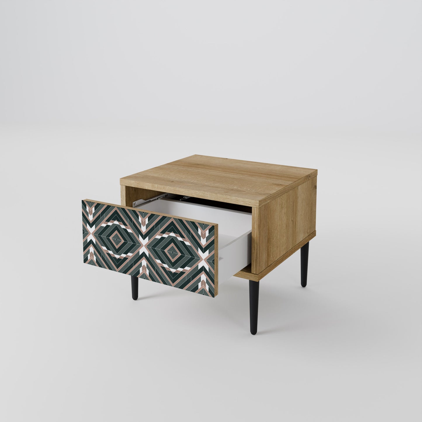 Comodino DIMENSION DELIGHTS in effetto rovere