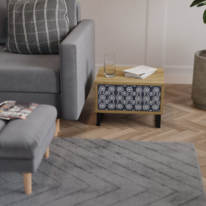 Comodino GRAPHITE EYES effetto rovere