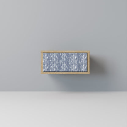 Comodino GRAPHITE RAIN in effetto rovere