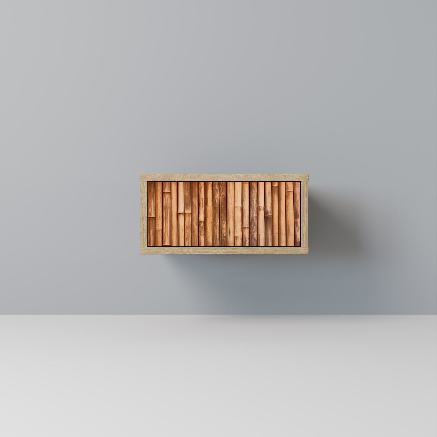 Comodino in LEGNO NATURALE effetto rovere