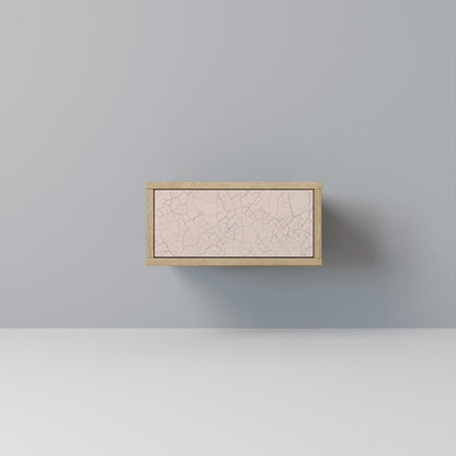 Comodino CERAMIC TEXTURE in effetto rovere