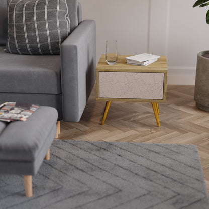 Comodino CERAMIC TEXTURE in effetto rovere