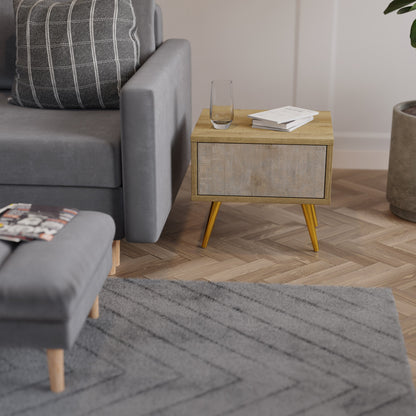 ERRORE SCHERMO Comodino effetto rovere