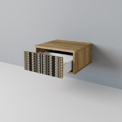 Comodino AZTEC in effetto rovere