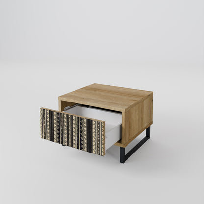 Comodino AZTEC in effetto rovere