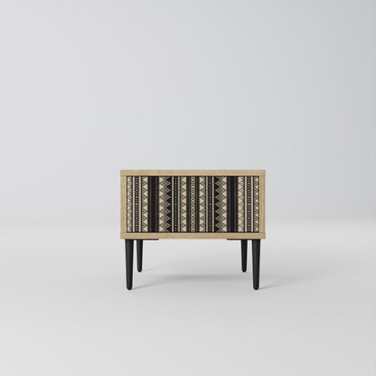 Comodino AZTEC in effetto rovere