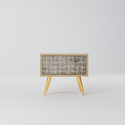SLIGHTLY BLURRED Nightstand in Oak Effect
