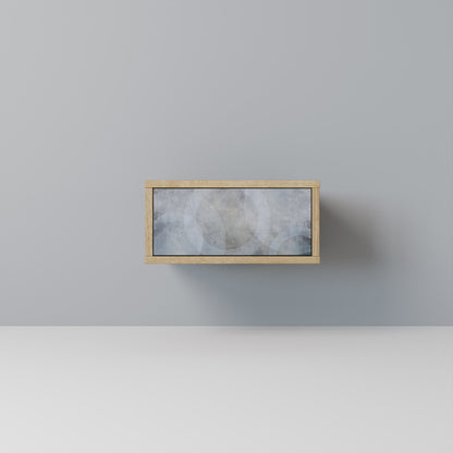 Comodino MUTED ARC effetto rovere