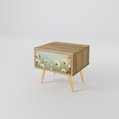 Comodino DREAMY MEADOW effetto rovere