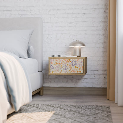 Comodino SPRING WHIMSY in effetto rovere