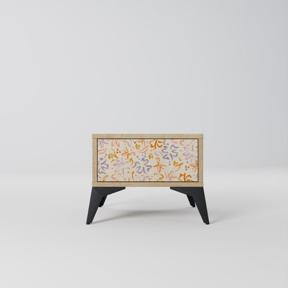 Comodino SPRING WHIMSY in effetto rovere