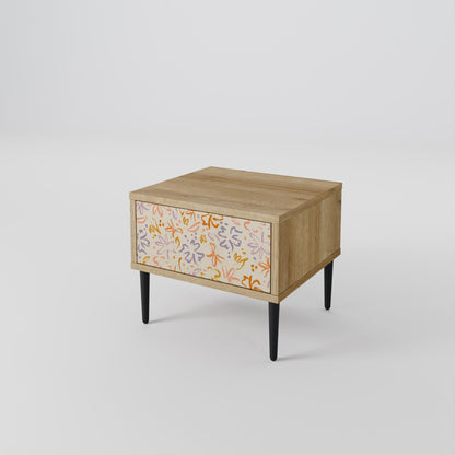 Comodino SPRING WHIMSY in effetto rovere