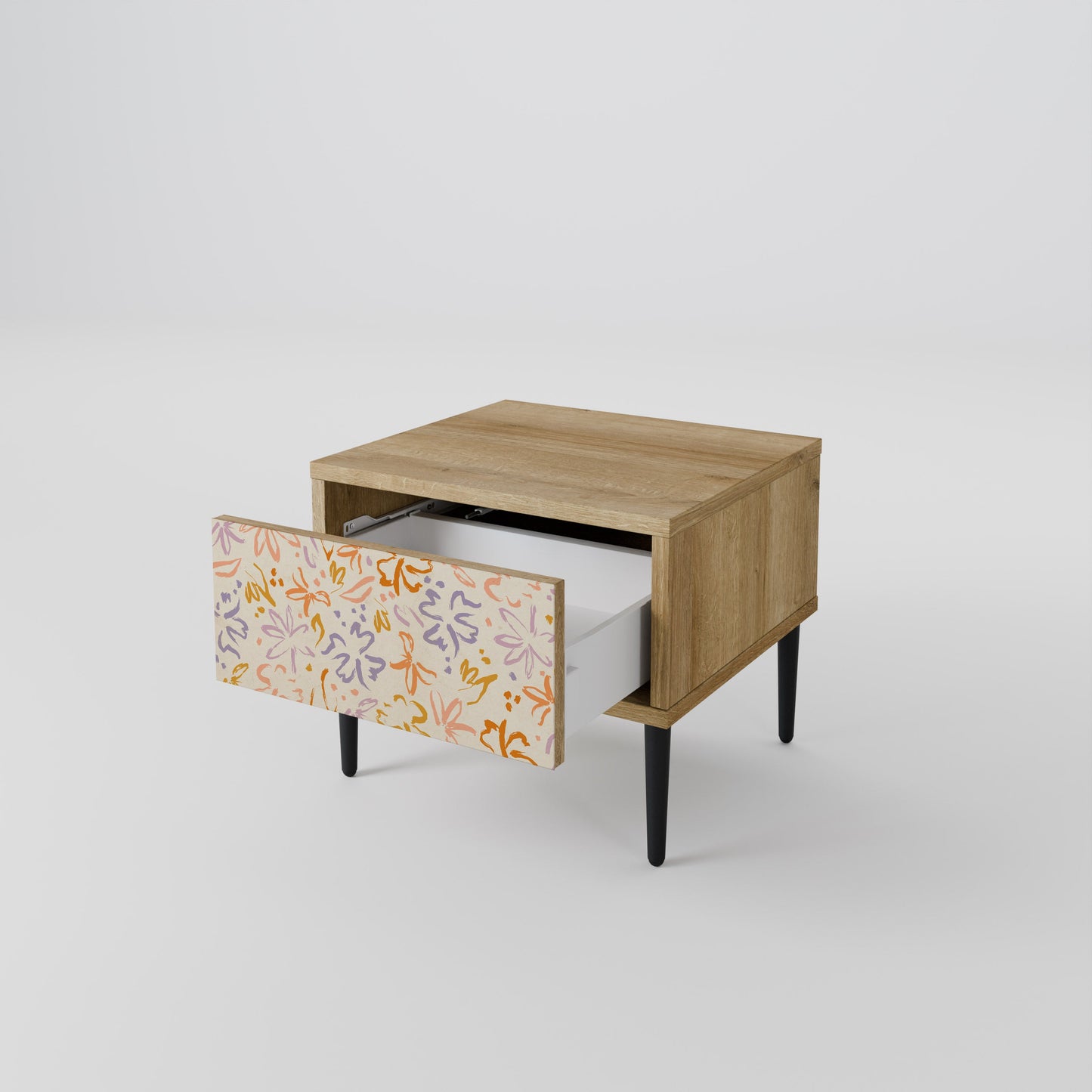 Comodino SPRING WHIMSY in effetto rovere