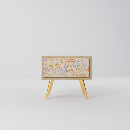 Comodino SPRING WHIMSY in effetto rovere