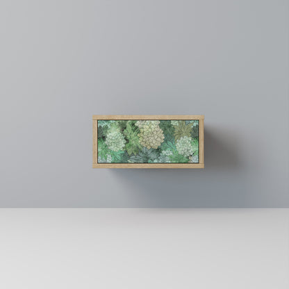 Comodino SUCCULENT CLUSTER in effetto rovere