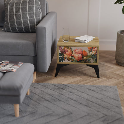 STYLISH BEAUTY Nightstand in Oak Effect