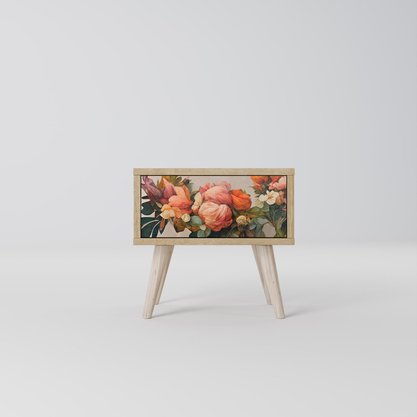 STYLISH BEAUTY Nightstand in Oak Effect