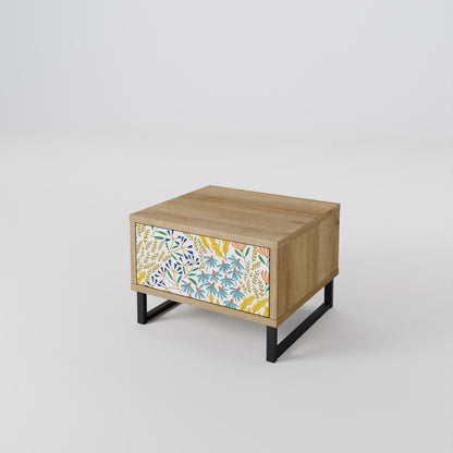 Comodino HELLO SPRING in effetto rovere