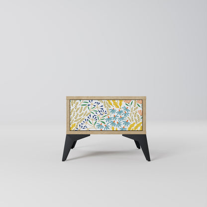 Comodino HELLO SPRING in effetto rovere