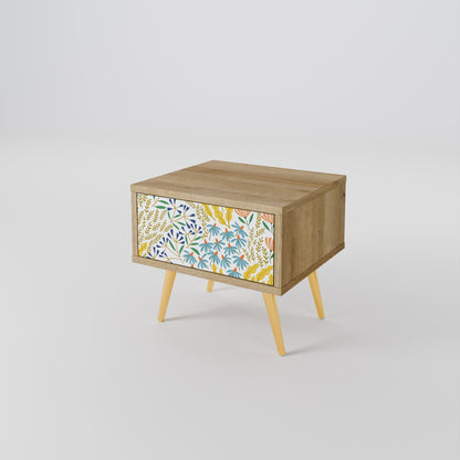 Comodino HELLO SPRING in effetto rovere