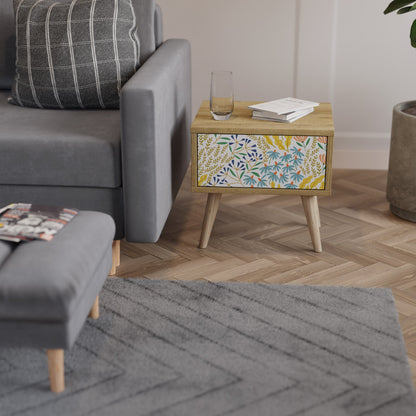 Comodino HELLO SPRING in effetto rovere
