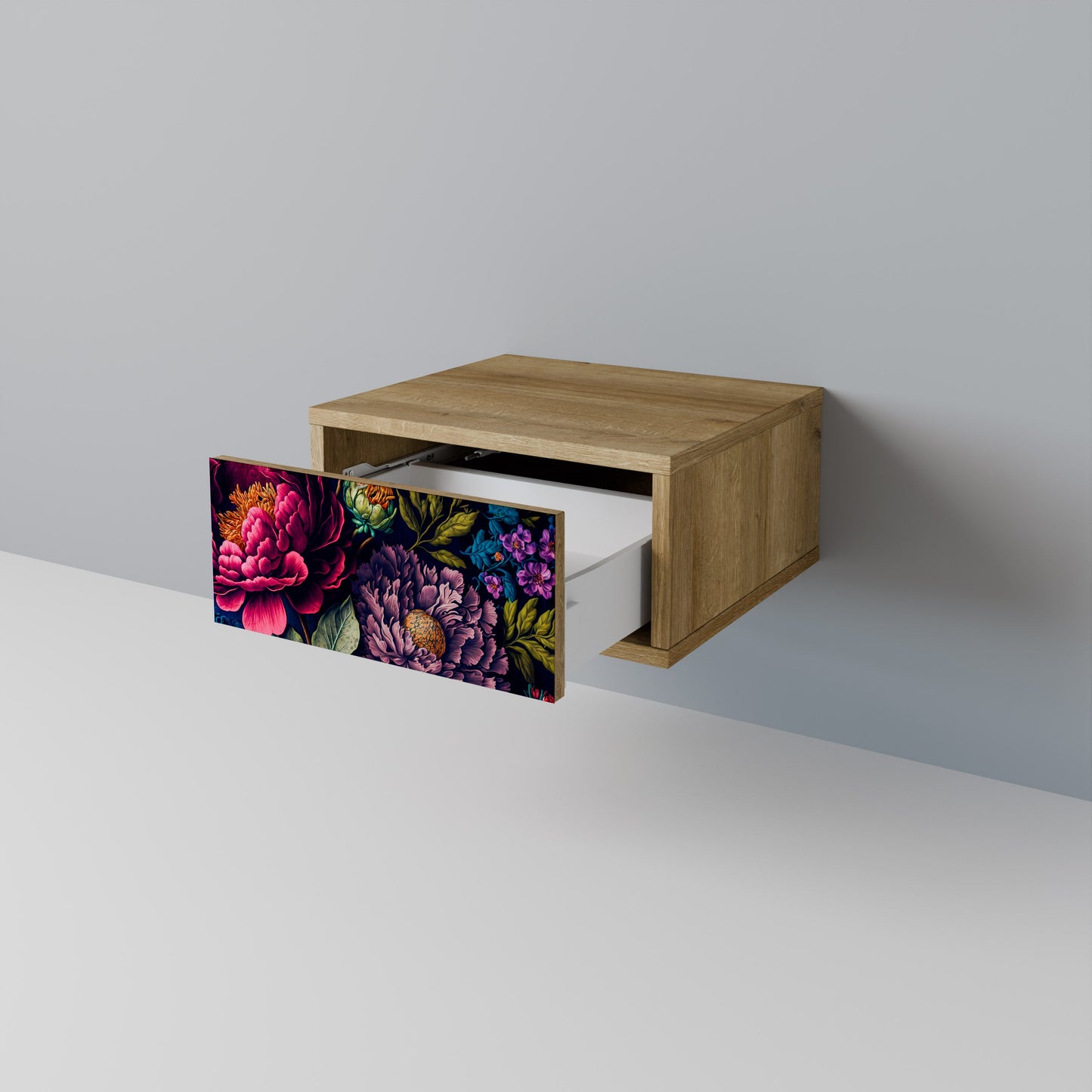 Comodino BLOOMING ELEGANCE in effetto rovere