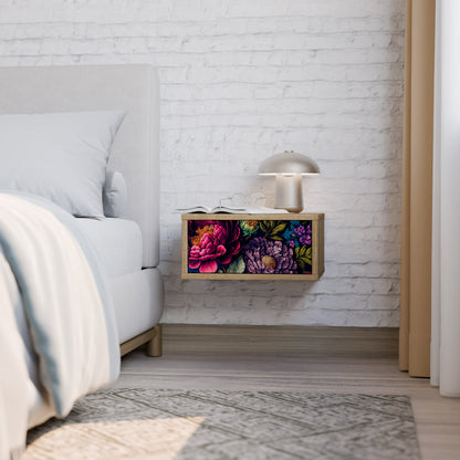 Comodino BLOOMING ELEGANCE in effetto rovere