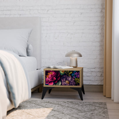 Comodino BLOOMING ELEGANCE in effetto rovere