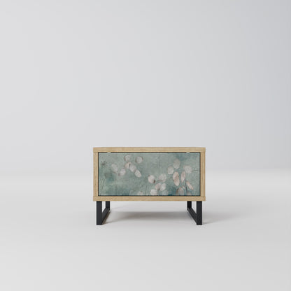 NIGHT LADY Nightstand in Oak Effect