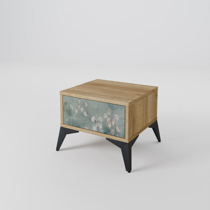 NIGHT LADY Nightstand in Oak Effect