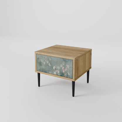 NIGHT LADY Nightstand in Oak Effect