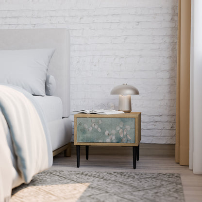 NIGHT LADY Nightstand in Oak Effect