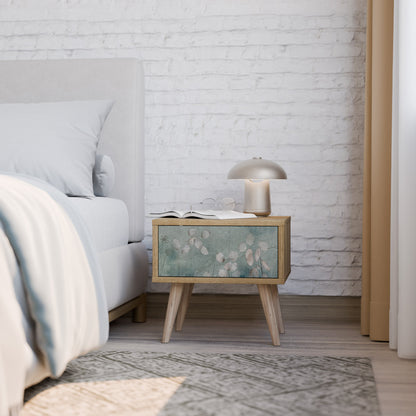NIGHT LADY Nightstand in Oak Effect