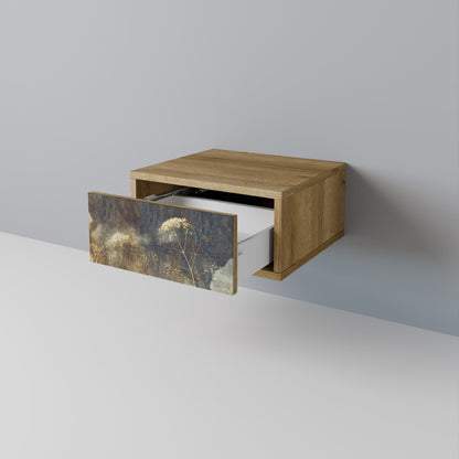 Comodino GENTLE POWER in effetto rovere