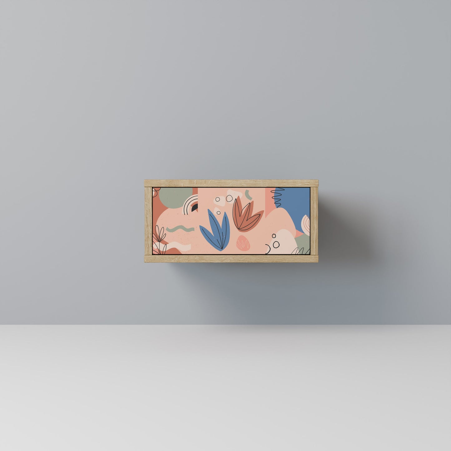 Comodino PASTEL DESTINY in effetto rovere