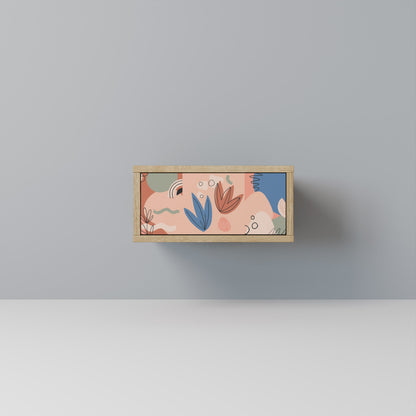 Comodino PASTEL DESTINY in effetto rovere