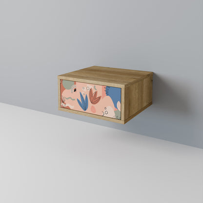 Comodino PASTEL DESTINY in effetto rovere