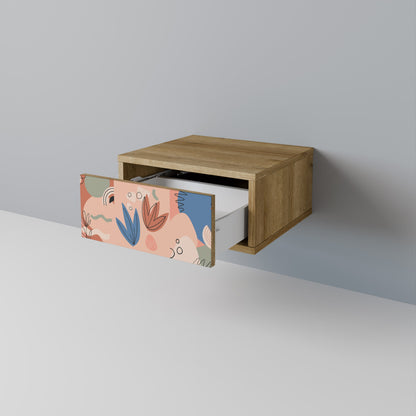 Comodino PASTEL DESTINY in effetto rovere