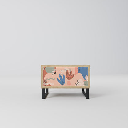 Comodino PASTEL DESTINY in effetto rovere