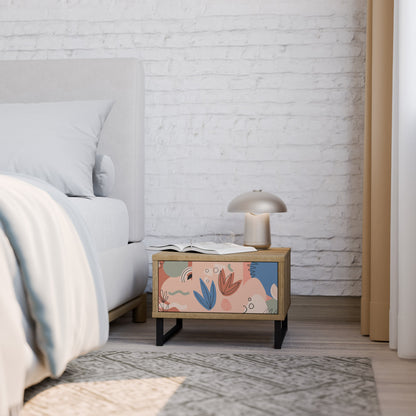 Comodino PASTEL DESTINY in effetto rovere