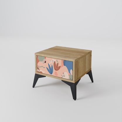 Comodino PASTEL DESTINY in effetto rovere