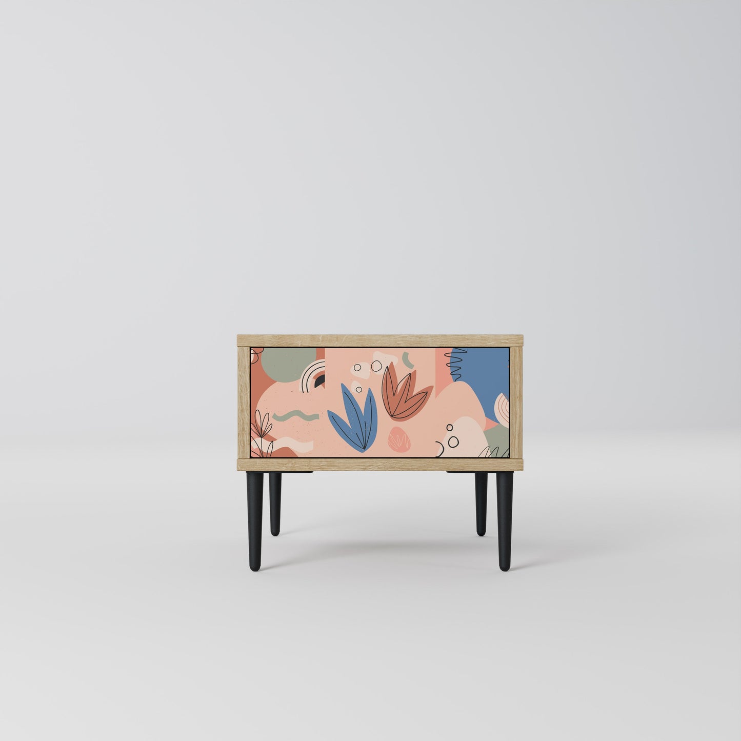 Comodino PASTEL DESTINY in effetto rovere