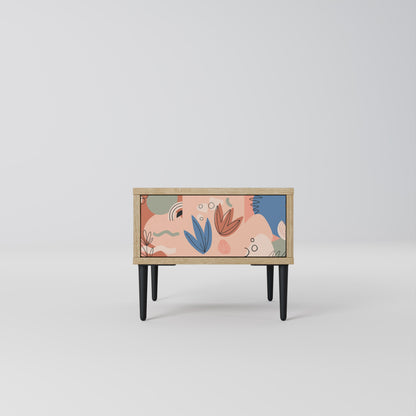 Comodino PASTEL DESTINY in effetto rovere
