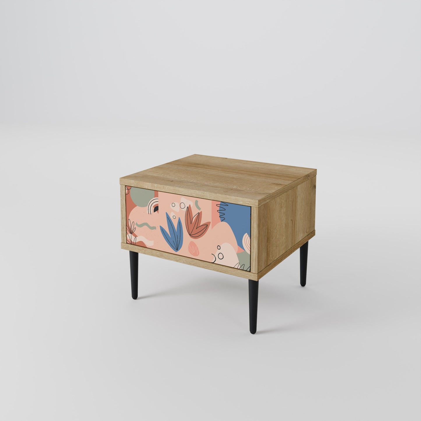 Comodino PASTEL DESTINY in effetto rovere